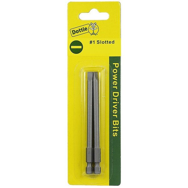 L.H. Dottie L.H. Dottie #1 x 6'' Slotted Power Bit (Carded) IB1S6C